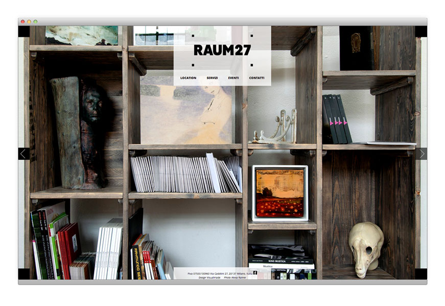 Raum27 website