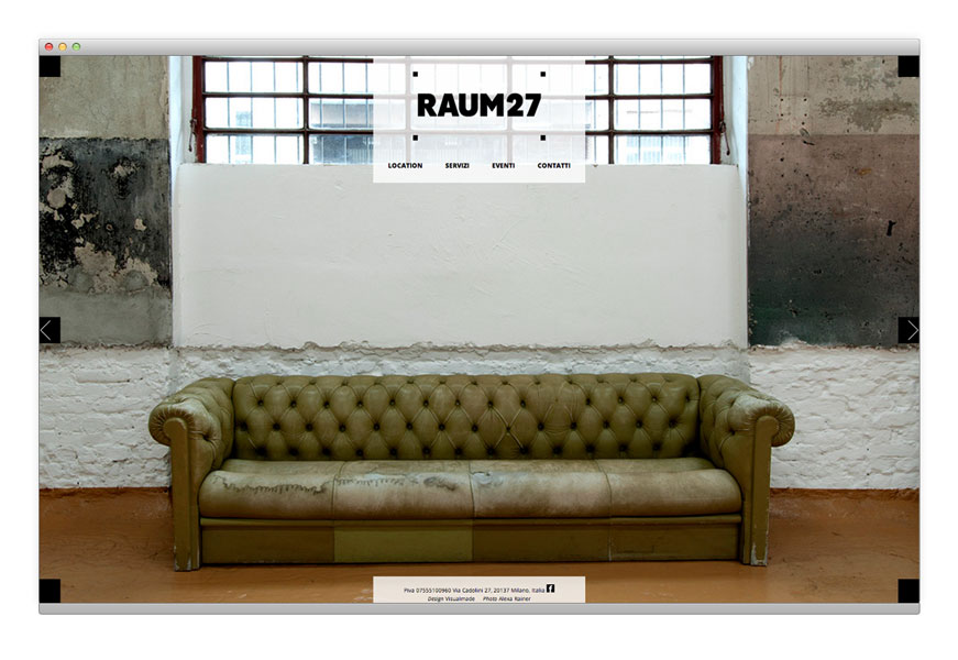 Raum27 website