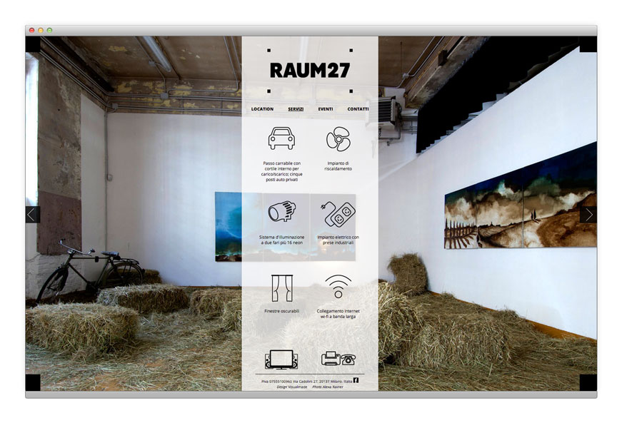 Raum27 website