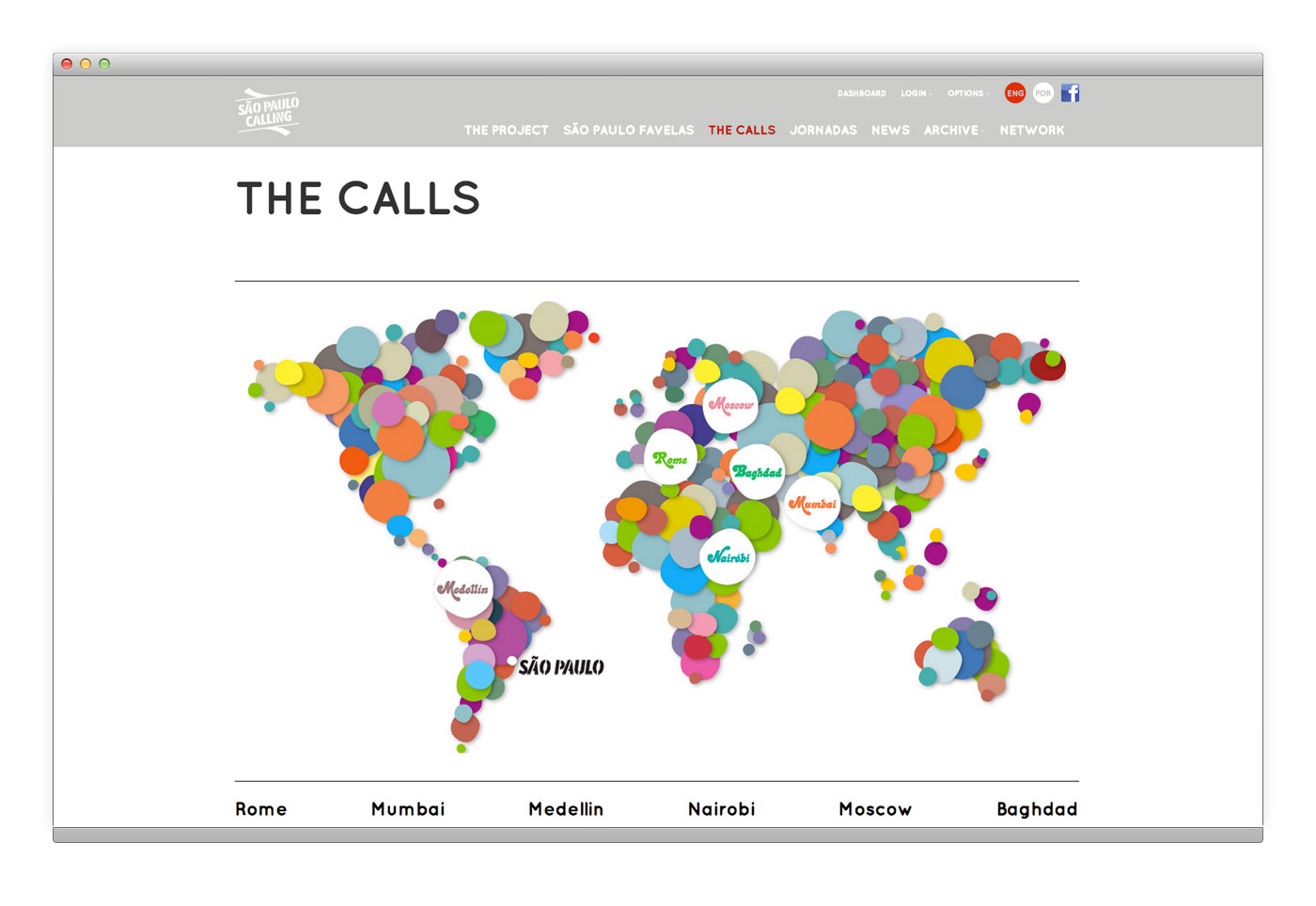 San Paolo Calling website