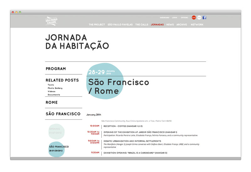 San Paolo Calling website